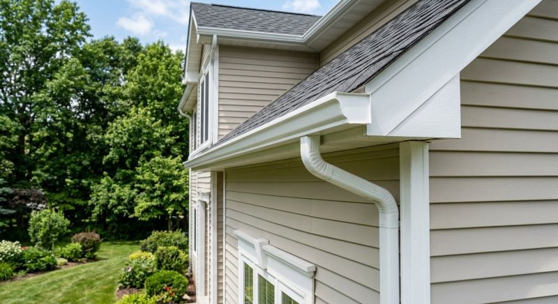 Pvc Rain Gutter Installation in Arvada, CO