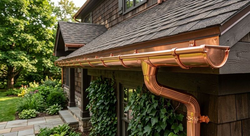 Copper Gutter Installation in Clarksville, TN