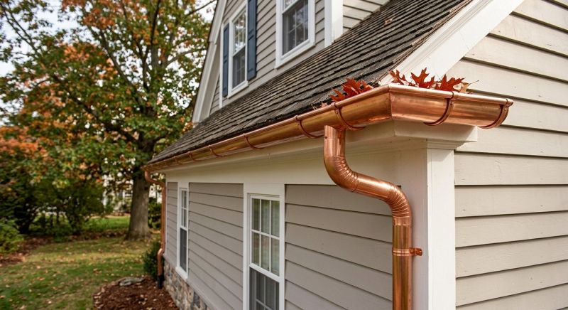 Copper Gutter Installation in San Francisco, CA