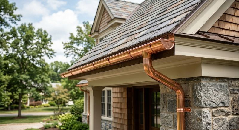 Copper Gutter Replacement in Clarksville, TN