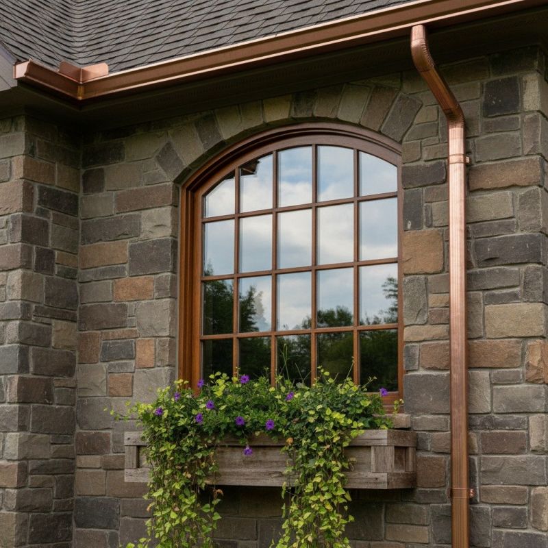Copper Rain Gutter Service in Clarksville, TN