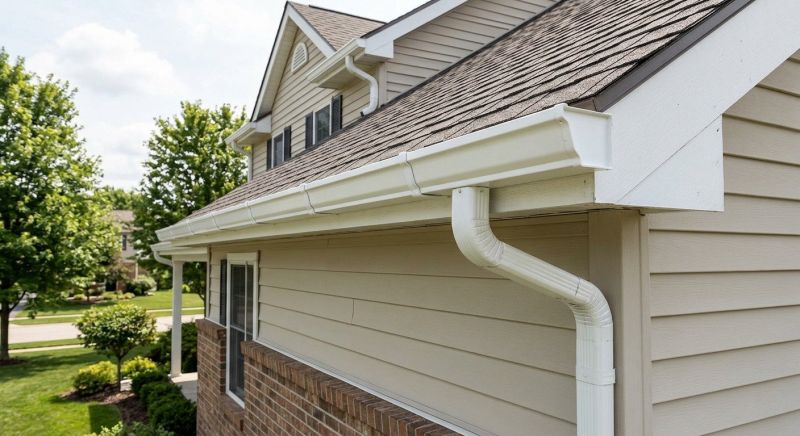 Pvc Rain Gutter Installation in Mcdonough, GA