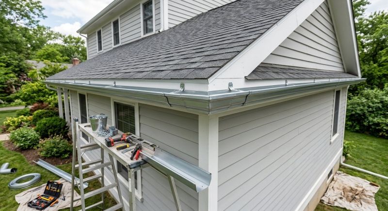 Steel Gutter Installation in Everett, WA