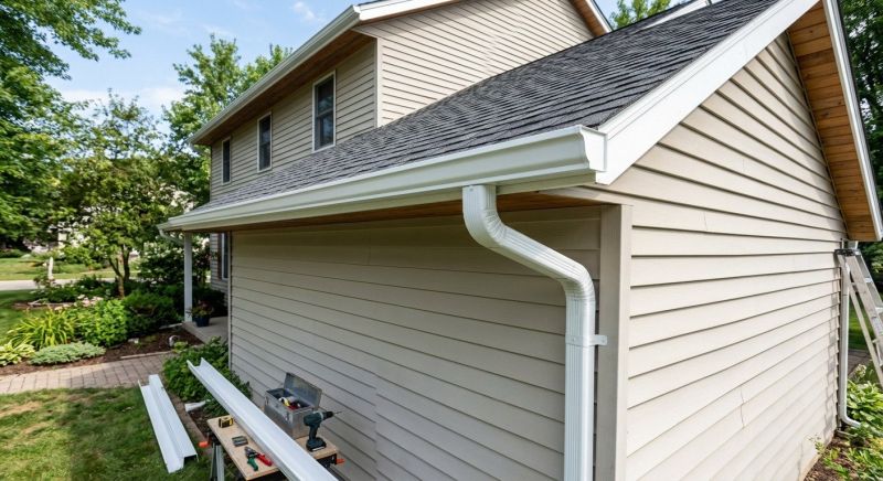 Steel Rain Gutter Installation in Clarksville, TN