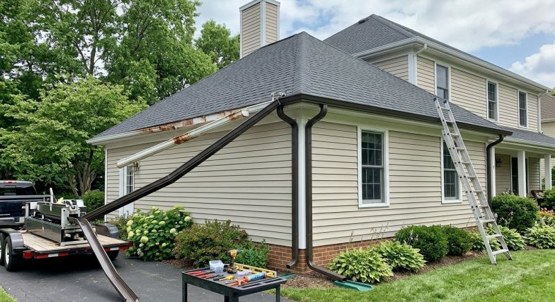 Steel Rain Gutter Installation in Sacramento, CA