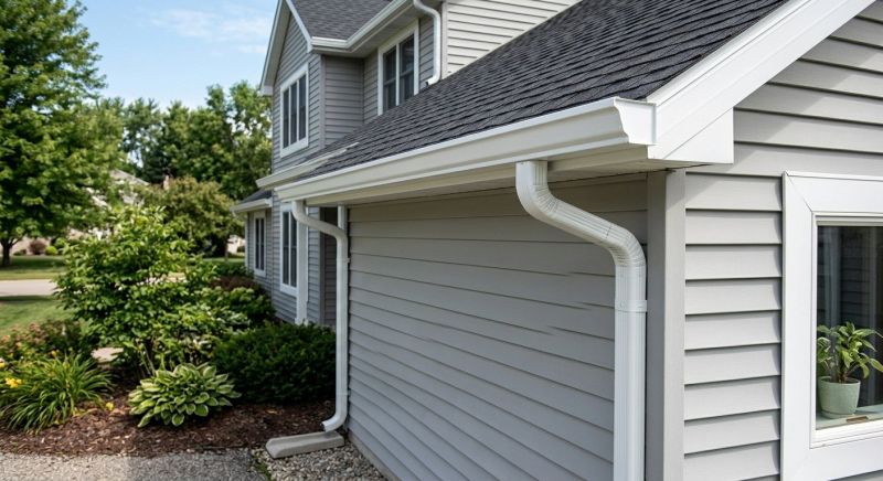 Vinyl Gutters Installation in Mcdonough, GA