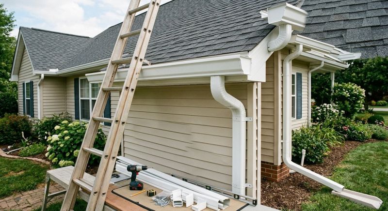 Vinyl Gutters Installation in Clarksville, TN