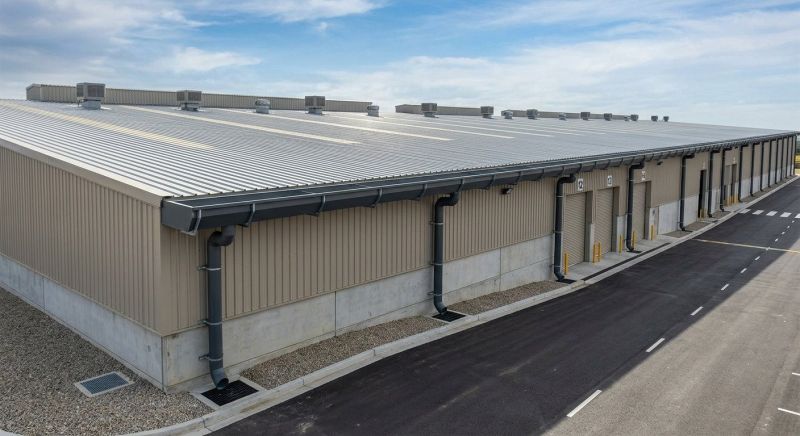 Warehouse Gutter Installation in Roseville, CA