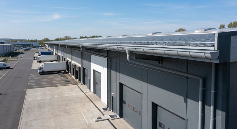 Warehouse Gutter Installation in Mcdonough, GA