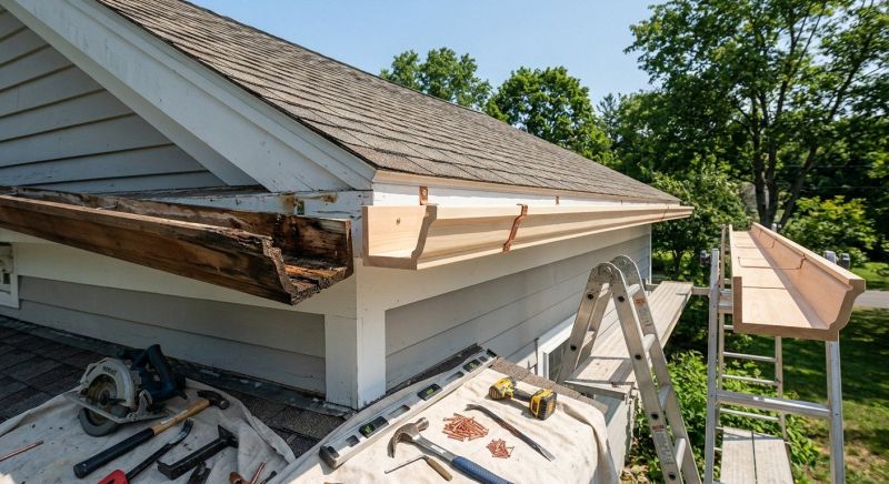 Wood Gutter Replacement in Clarksville, TN