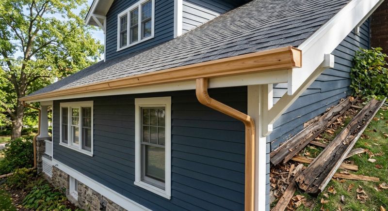 Wood Gutter Replacement in Mcdonough, GA