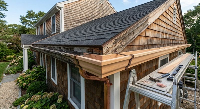 Wood Gutters Installation in Mcdonough, GA